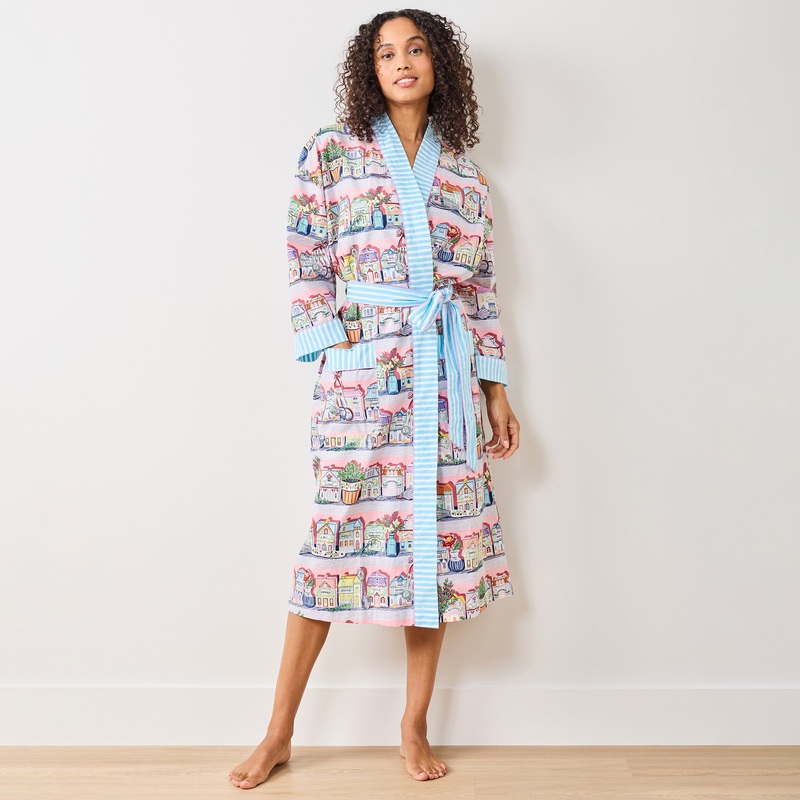 Spice Village x Printfresh Pink Kitchen Robe - One Size