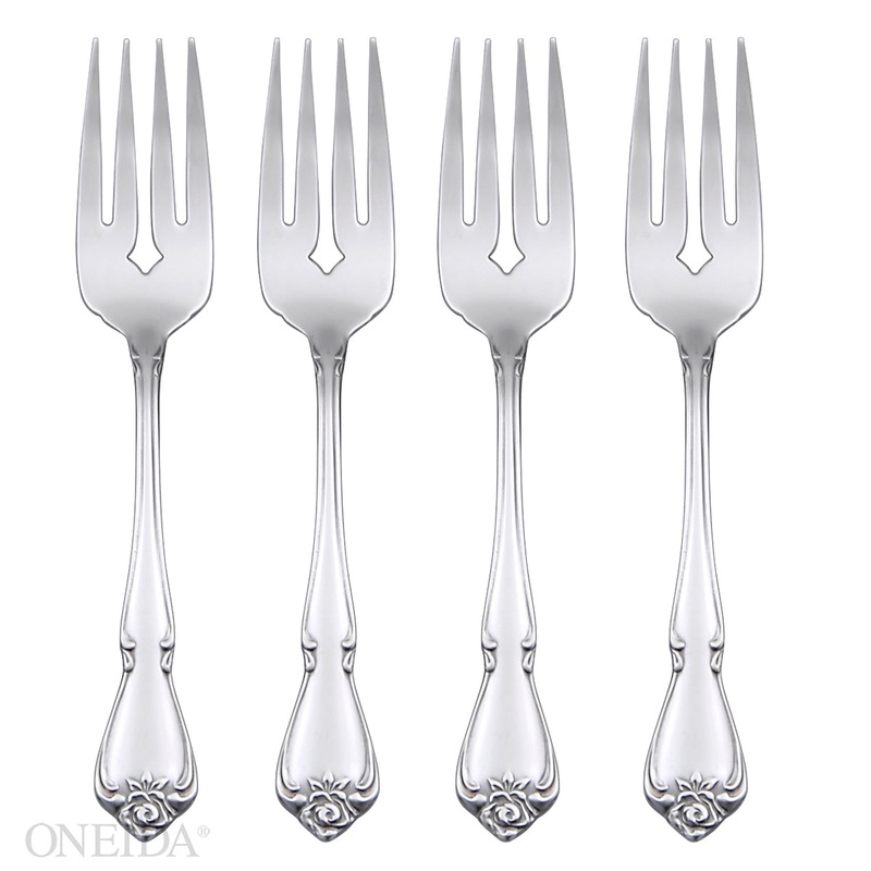 True Rose Salad Fork - Set of 4