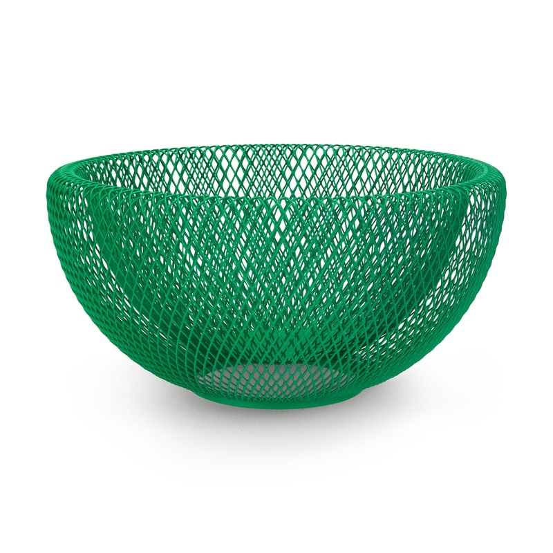 Green Wire Mesh Bowl