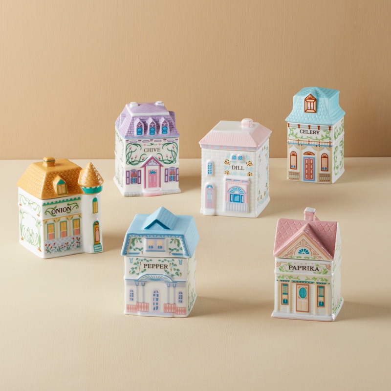 Spice Village 6-Piece Spice Jar Set - Savory