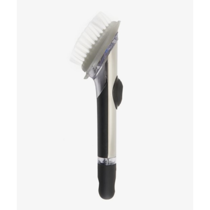 SteeL Soap Dispensing Dish Brush