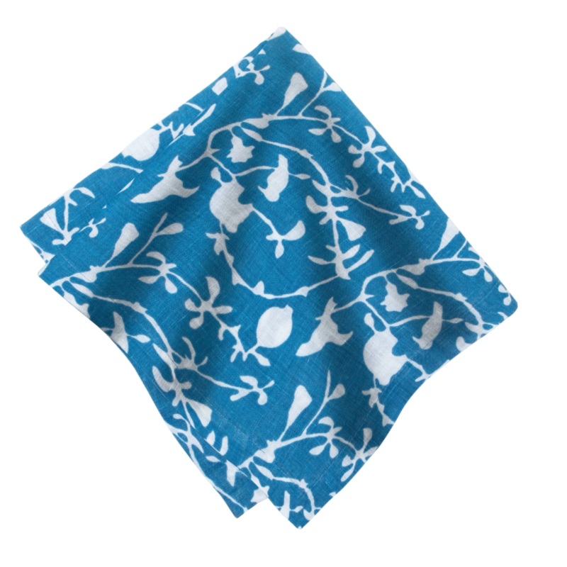 Couleur Nature Blue Sanctuary Printed Napkin