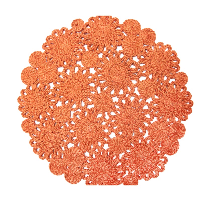 Couleur Nature Daisy Jute Clementine Placemat