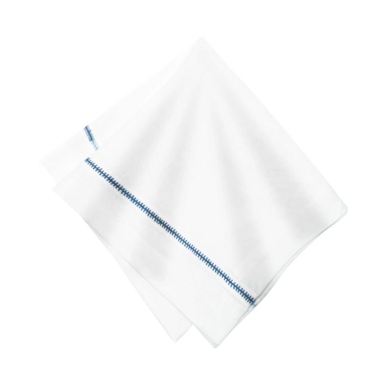 Couleur Nature Embroidery Napkins White