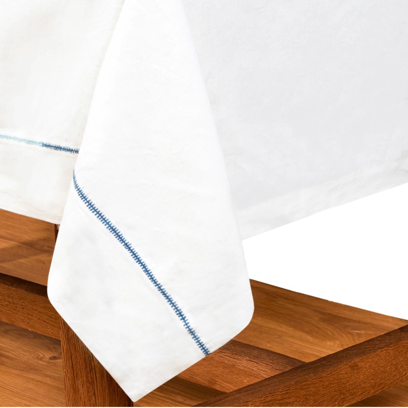 Couleur Nature Embroidery White Tablecloth 60x90