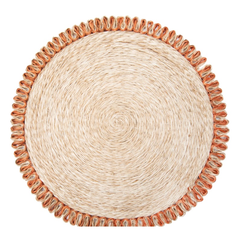 Couleur Nature Loopy Abaca Natural & Orange