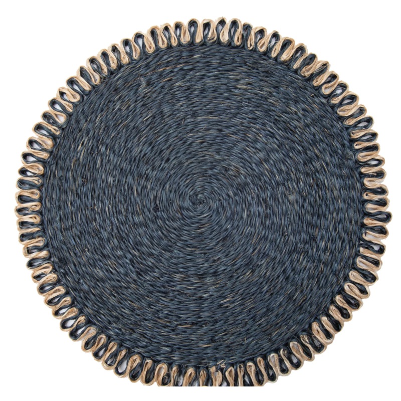 Couleur Nature Loopy Abaca Navy & Natural