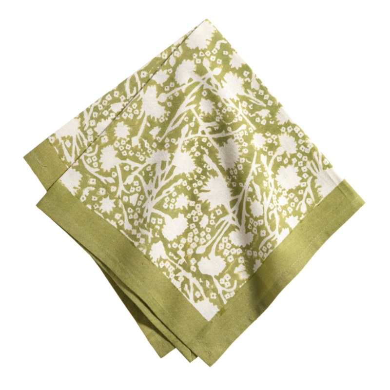 Couleur Nature Meadows Napkins Vert