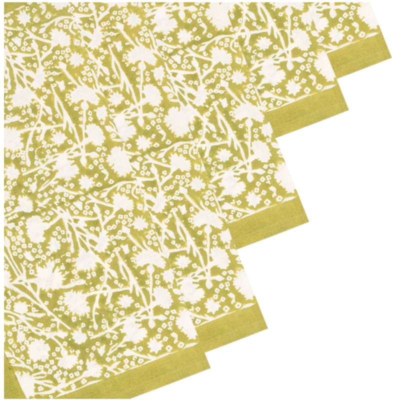Couleur Nature Meadows Vert Tea Towel