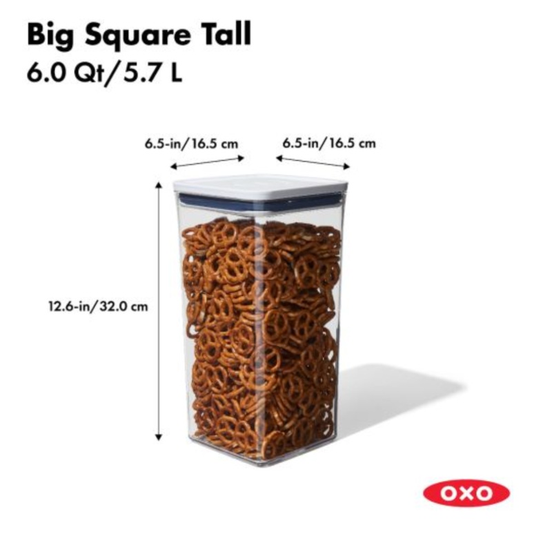 POP Container - Big Square Tall (6.0 Qt.)