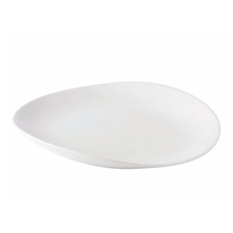 Simon Pearce BARRE DINNER PLATE  ALABASTER