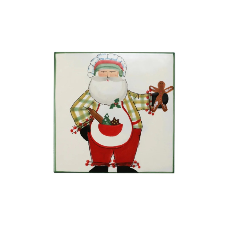 Vietri OLD ST. NICK TRIVET