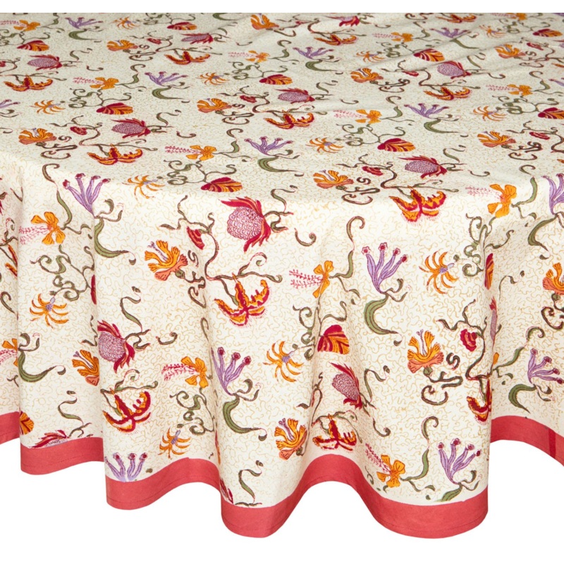 French Tablecloth Fleur des Indes