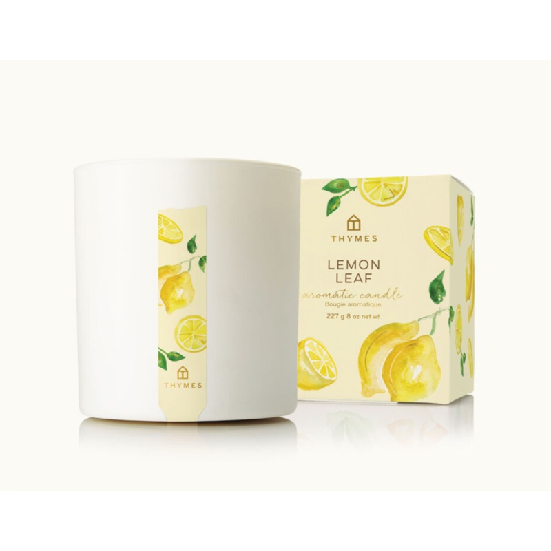 Lemon Leaf Poured Candle