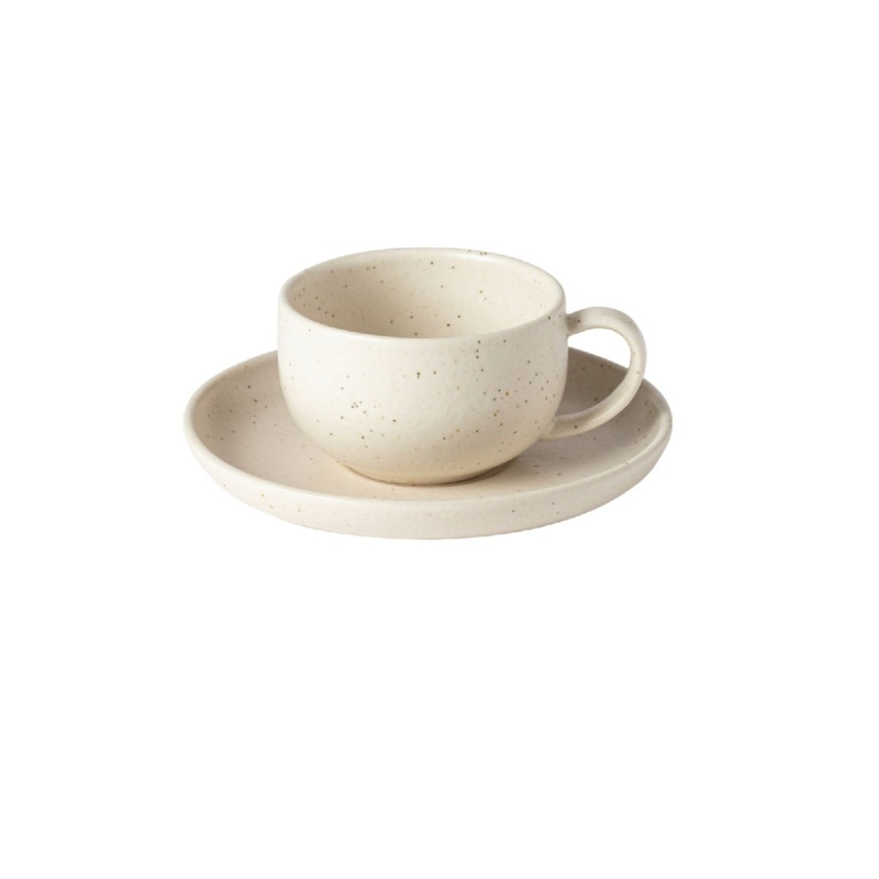 Tea Cup and Saucer Pacifica by Casafina