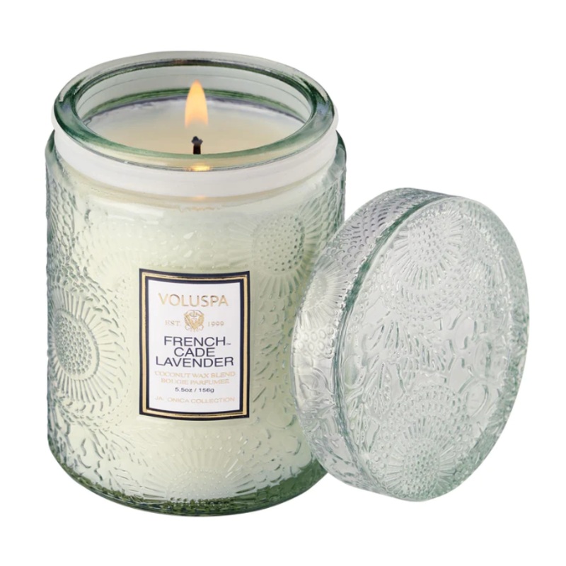 Voluspa Frech Cade Lavender Small Jar Candle