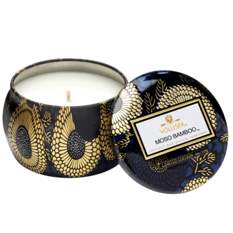 Voluspa Moso Bamboo Mini Tin Candle