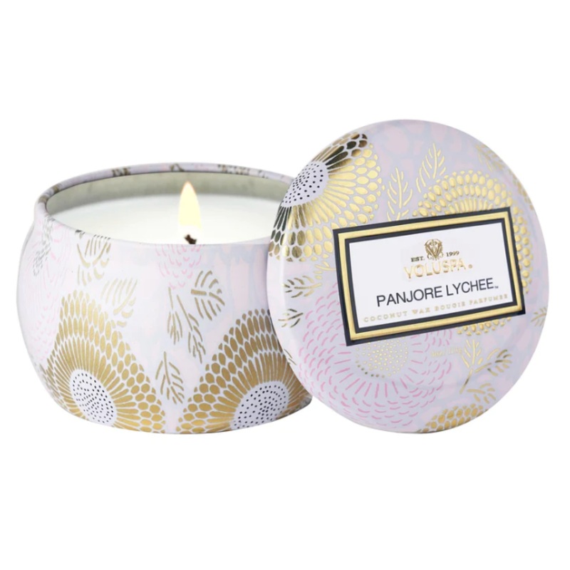 Voluspa Panjore Lychee Mini Tin Candle