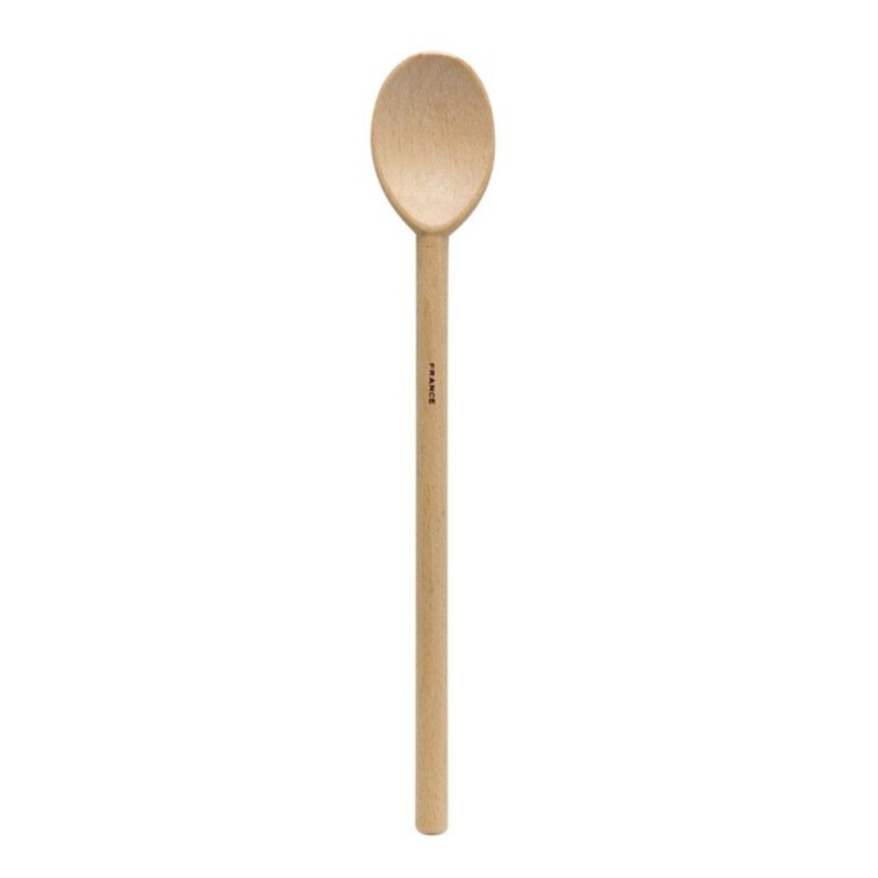Classic French Beechwood Spoon, 12in
