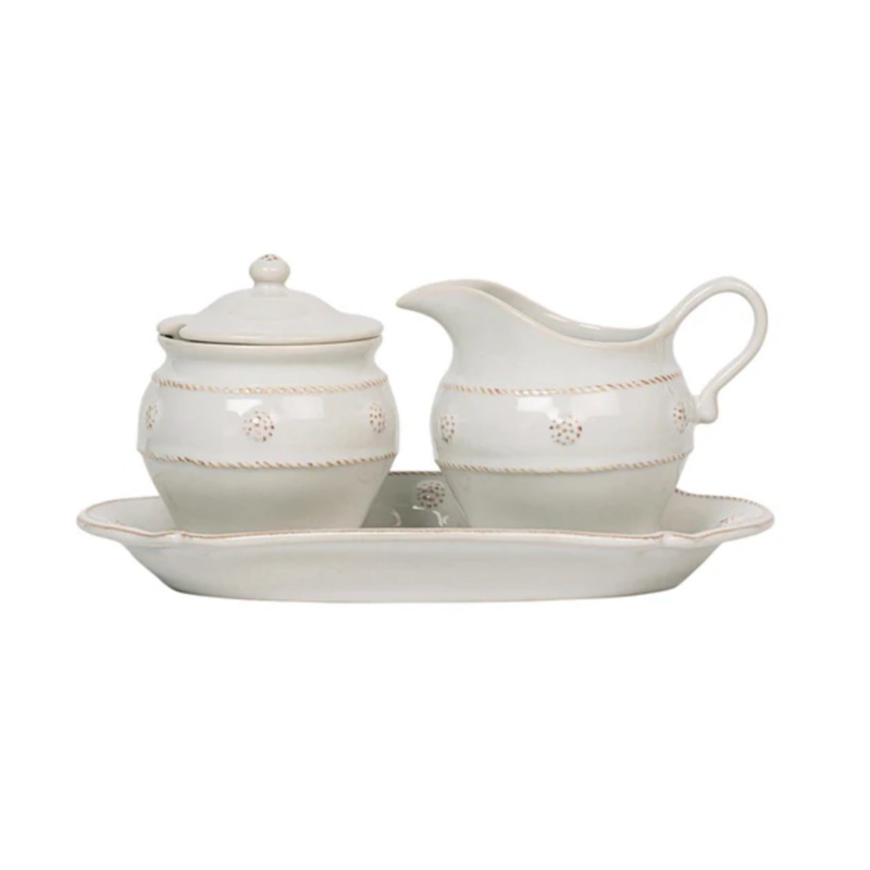 Juliska Berry & Thread Sugar and Creamer Set/3pc - Whitewash