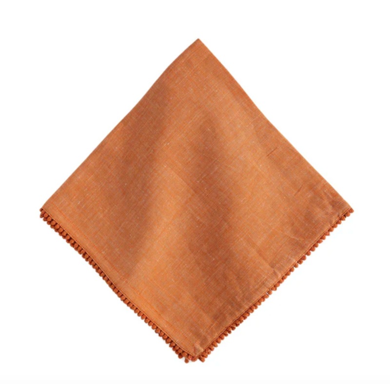 Juliska Berry Trim Napkin - Persimmon