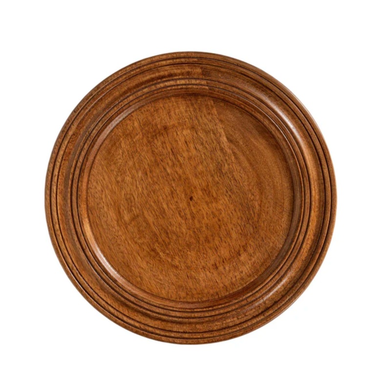 Juliska Bilbao Wood Charger