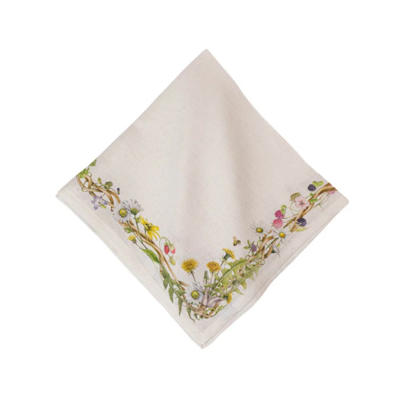 Juliska Meadow Walk Linen Napkin - Multi