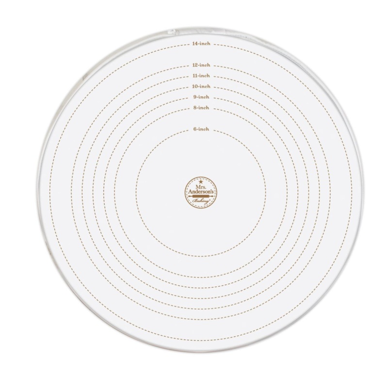 Mrs. Anderson's Baking Silicone Pie Crust Maker Bag, 16.5in.