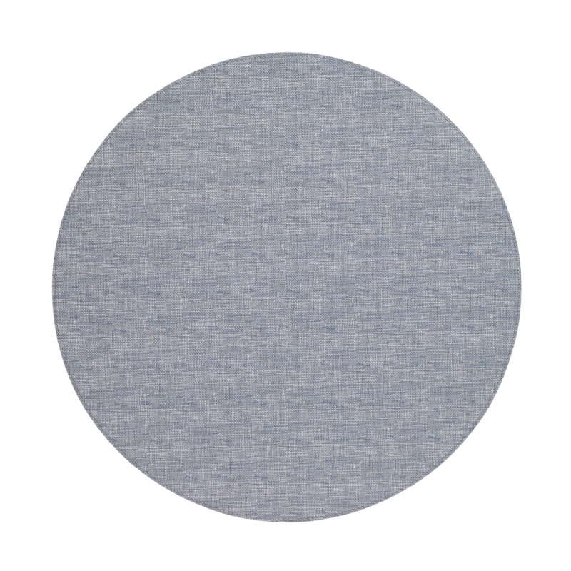 Bodrum Print Round Placemat, 15", Bluebell