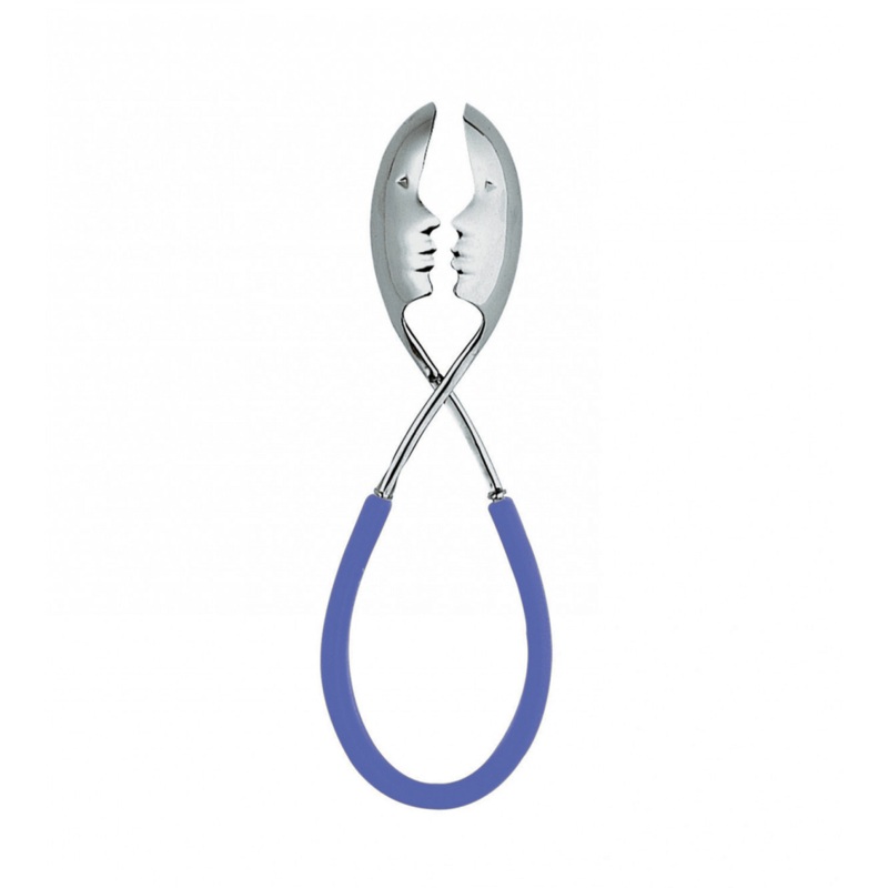 Casa Bugatti Kiss Salad Tong, Blue