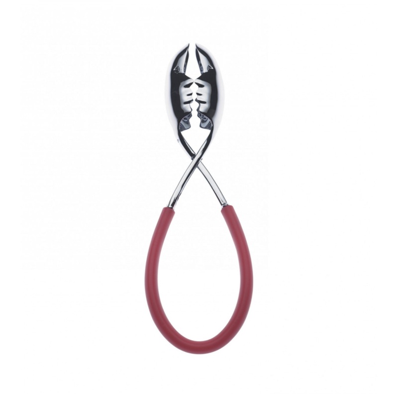 Casa Bugatti Kiss Salad Tong, Red
