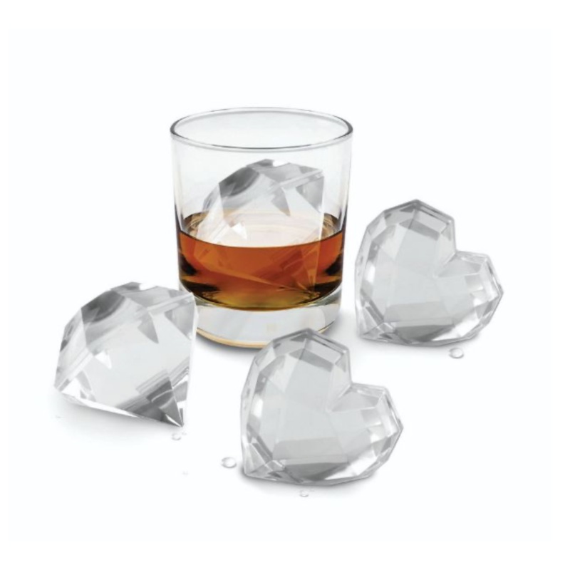 CELEBRATION ICE MOLDS (S/4) - HEART, DIAMOND