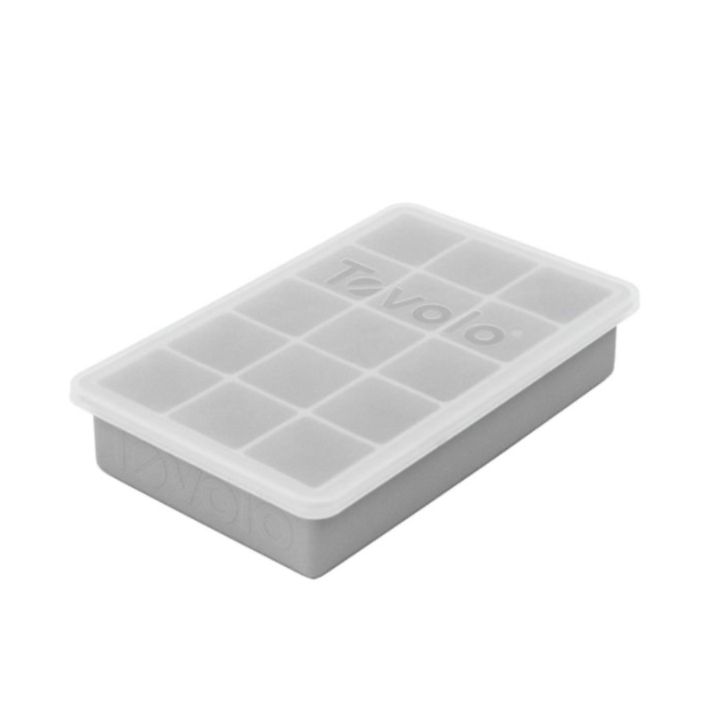 PERFECT CUBE ICE TRAY WITH LID - OYSTER GRAY