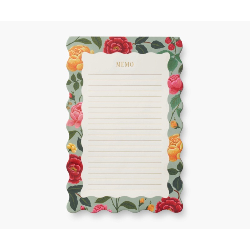 Rifle Paper Co. Large Memo Notepad- Roses