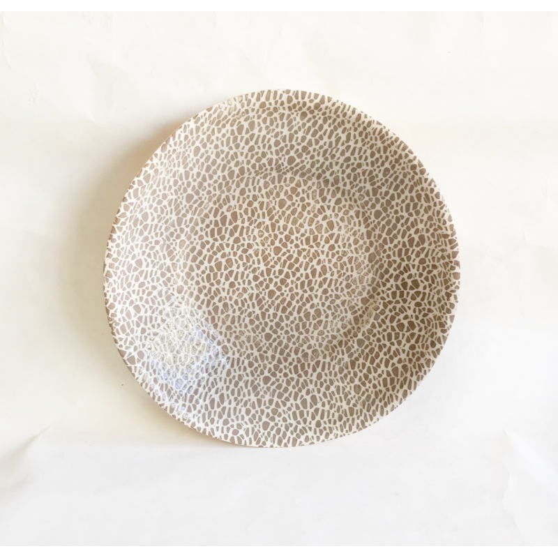 TerraFirma Centerpiece Bowl Pebble, Mocha