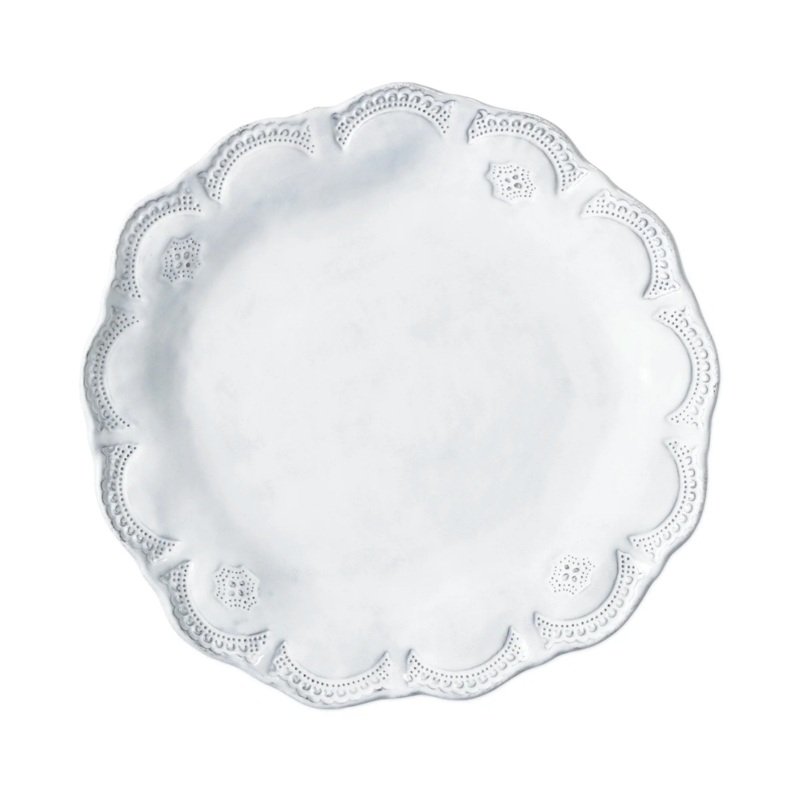 Vietri Incanto Lace European Dinner Plate