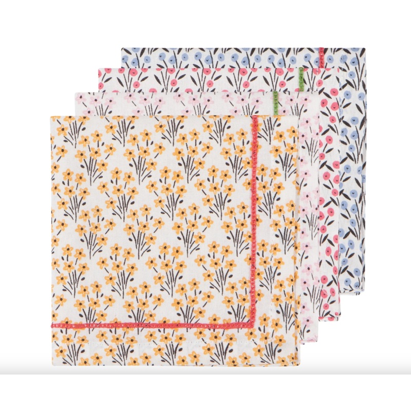 Bouquet Cocktail Napkins Set of 4