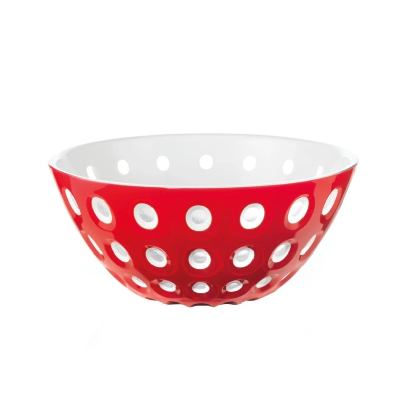 Guzzini Le Murrine Bowl- Red & White, Medium