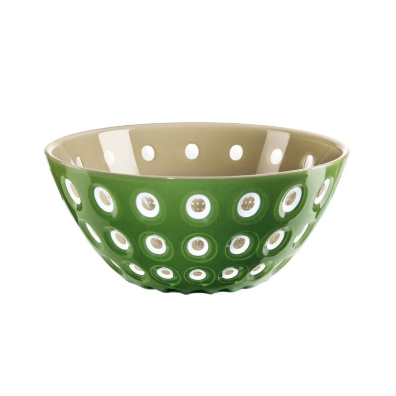 Guzzini Le Murrine Bowl- Sand & Green, Large