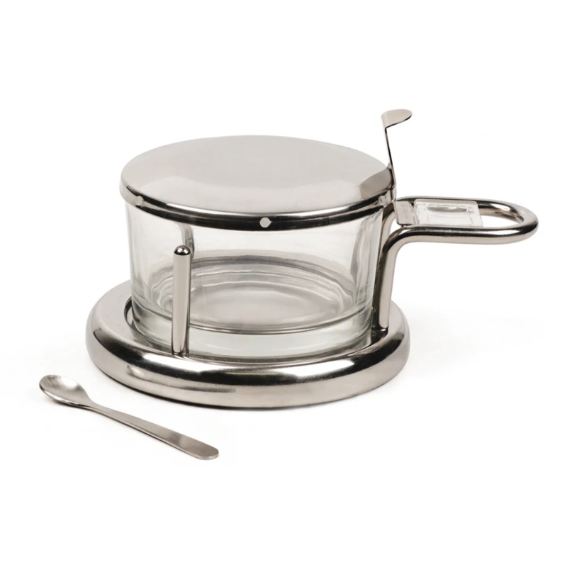SALT SERVER WITH SPOON