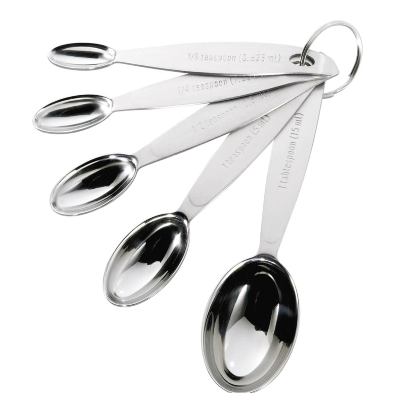 Stainless Steel Measuring Spoons - Set of 5