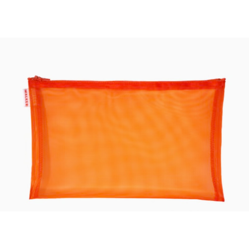 Walker Dunham Zipper Case, 4x5, Orange