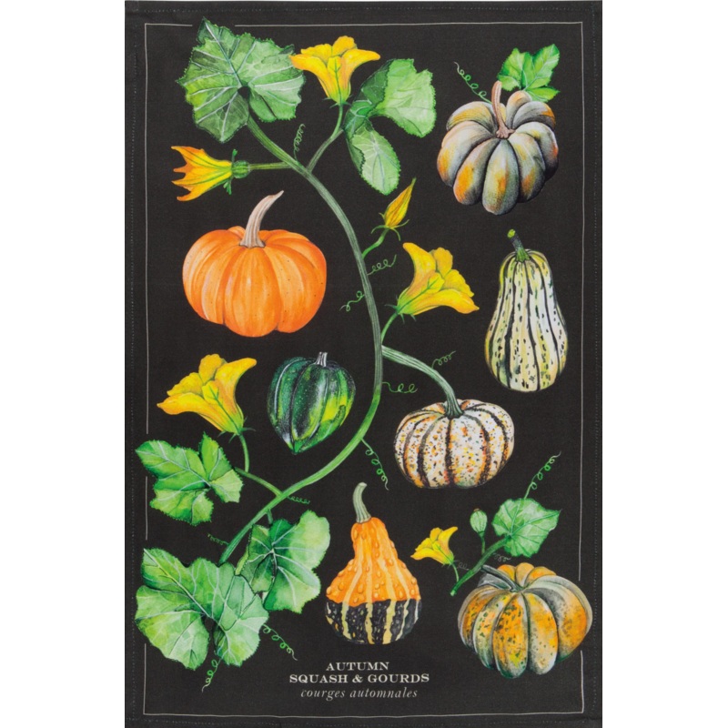Autumn Squash Cotton Dishtowel