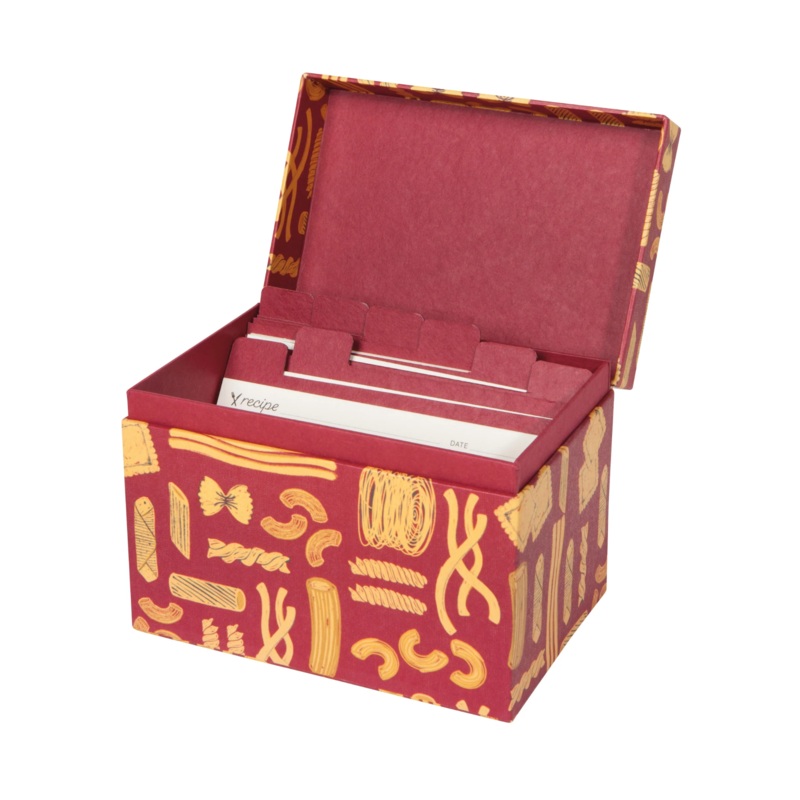 Buona Pasta Recipe Card Box