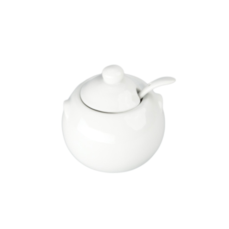 Cordon Bleu Sugar Pot with Spoon, 8oz