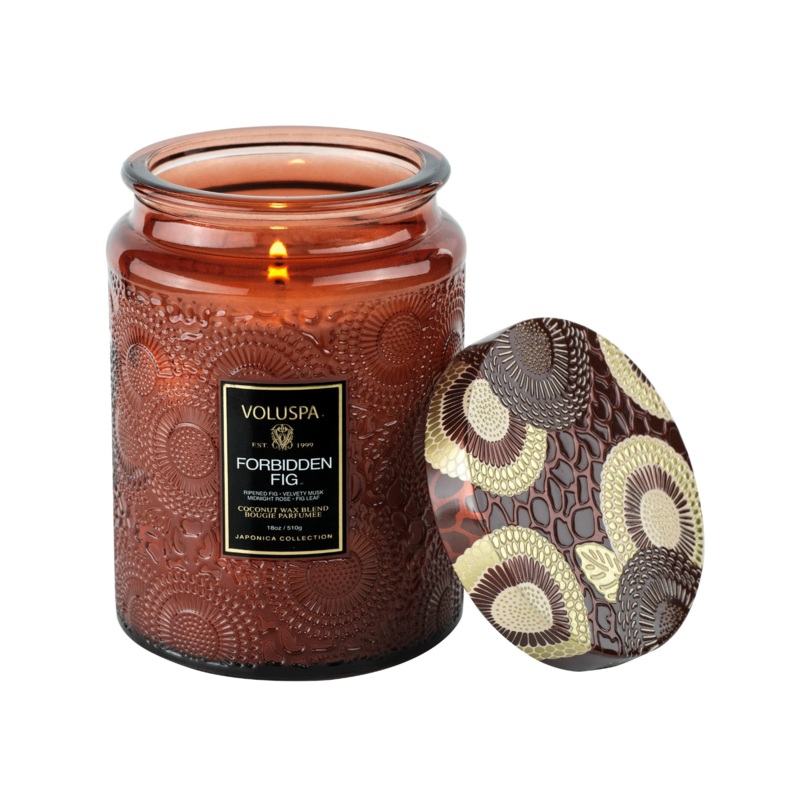 Forbidden Fig Large Jar Candle