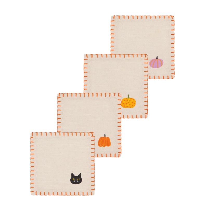 Hallows' Eve Cocktail Napkins, Set of 4