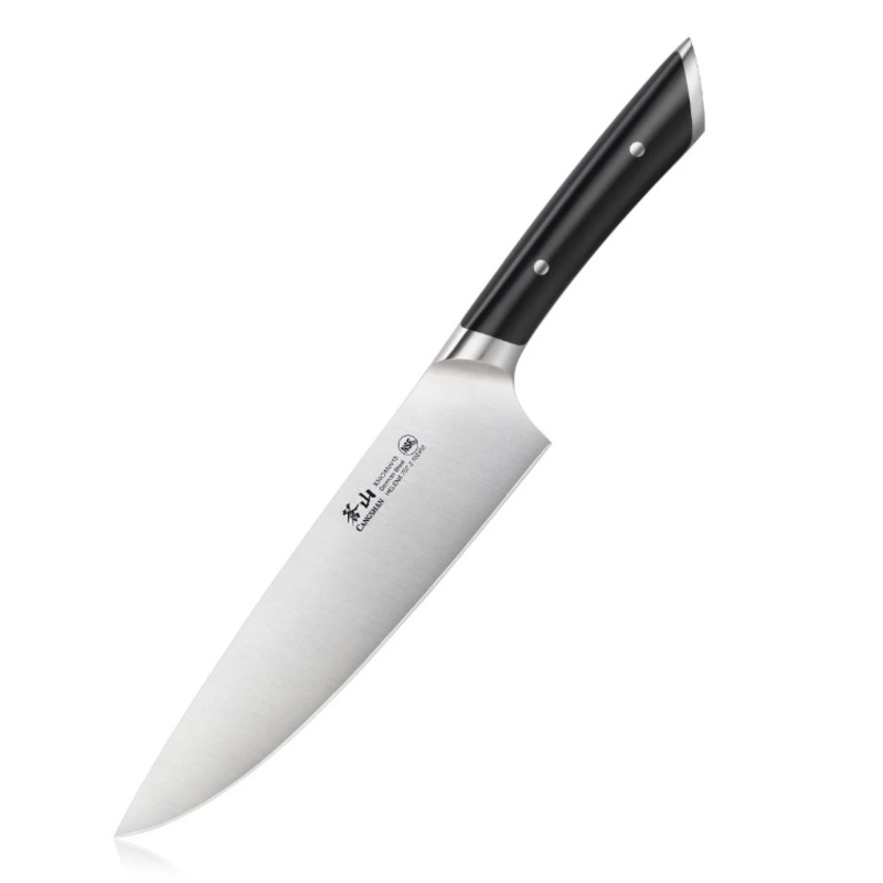 HELENA Series 8" Chef's Knife, Forged German Steel- Black
