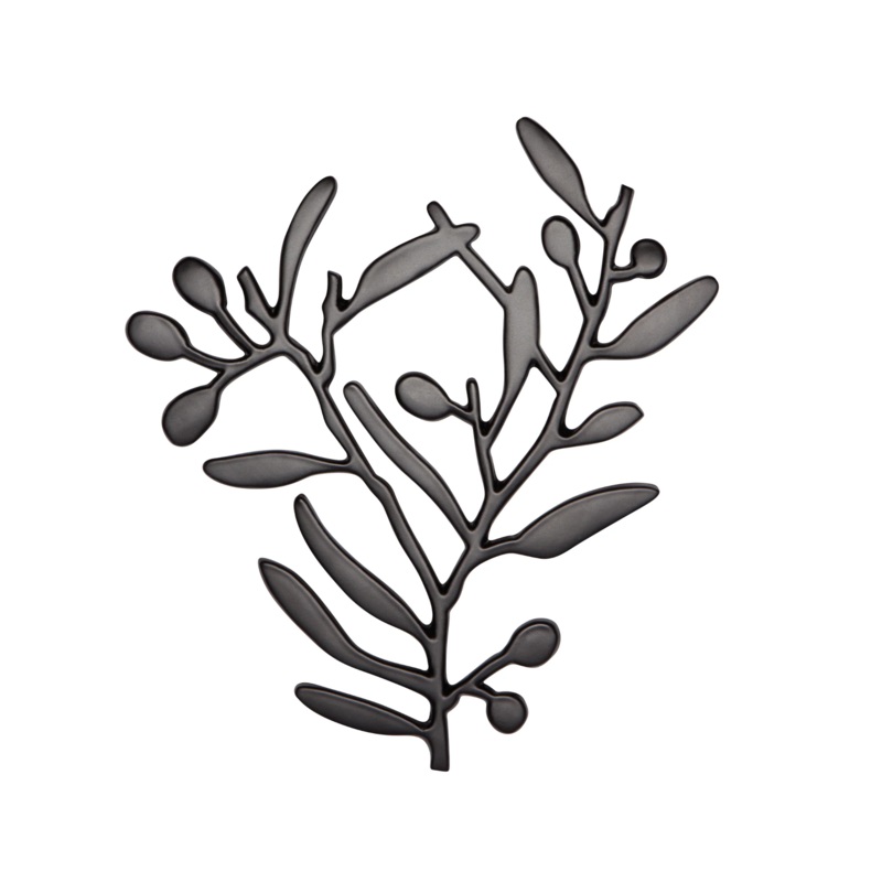 Matte Black Metal Trivet