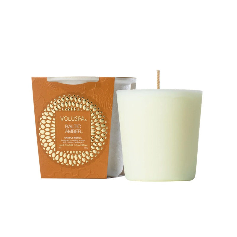 Voluspa Baltic Amber Classic Candle Refill